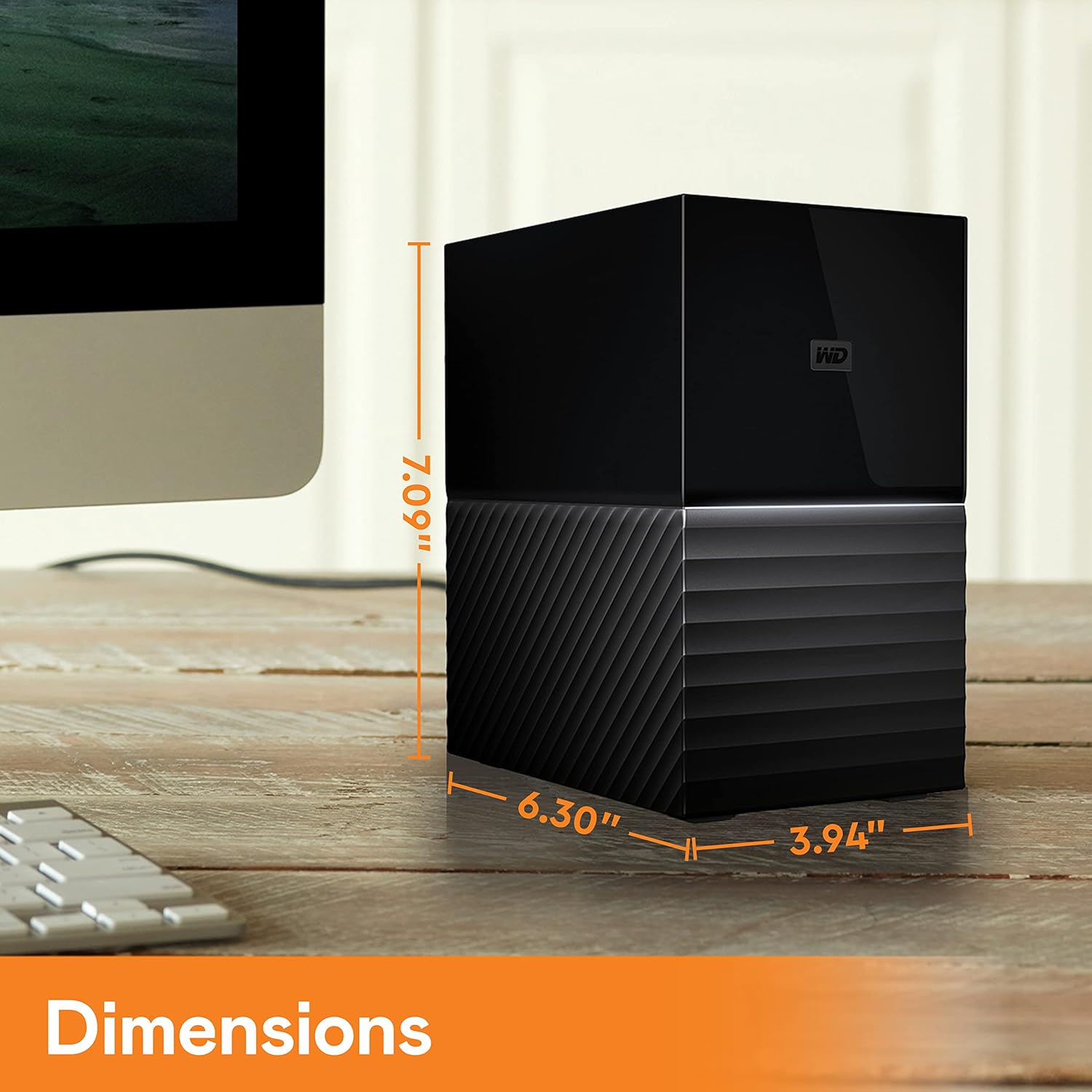 WD 16TB My Book Duo Desktop RAID External Hard Drive HDD